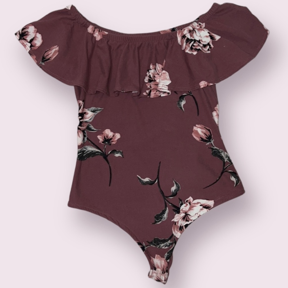 Floral Off the Shoulder Body Suit